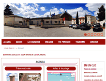 Tablet Screenshot of mairie-listrac-medoc.com